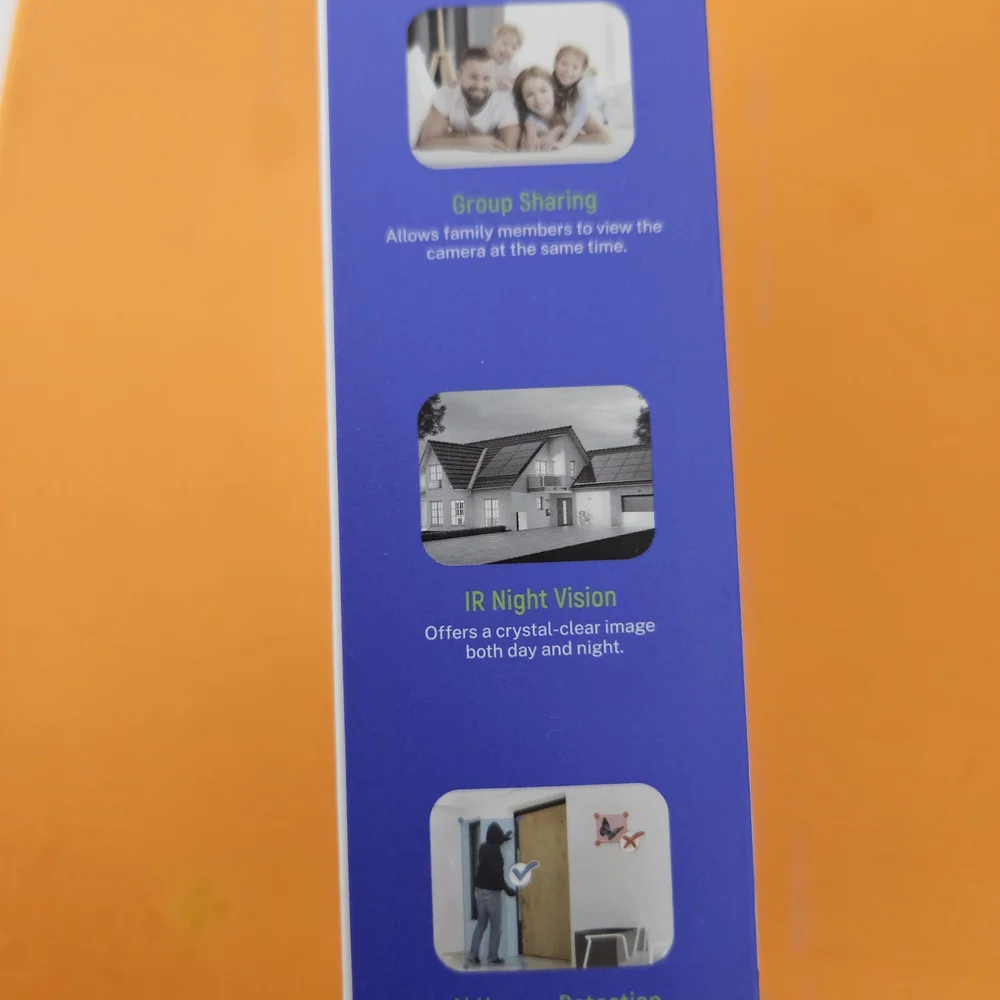 Wi-Fi Enabled Doorbell Camera - Black